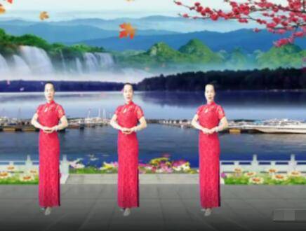 星月夜色广场舞 站着等你三千年 背面演示及分解教学 编舞星月夜色